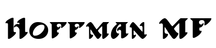Hoffman MF Font Image