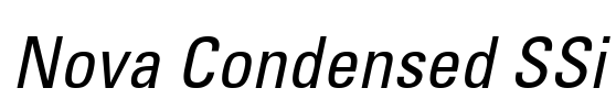 Nova Condensed SSi Font Image