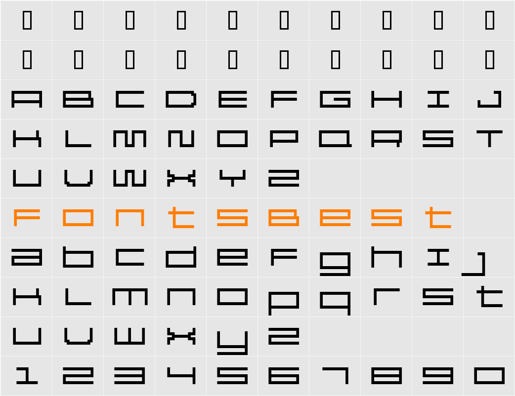 Reversion Character Map