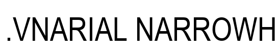 .VnArial NarrowH