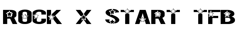 Rock X Start tfb Font Image