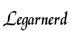 Legarnerd Font Image