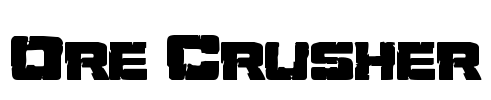 Ore Crusher Font Image