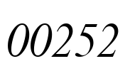 00252 Font Image