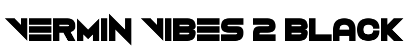 Vermin Vibes 2 Black Font Image
