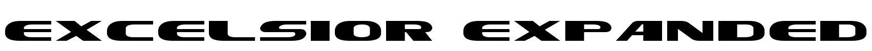 Excelsior Expanded Font Image