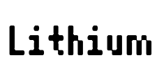 Lithium Font Image