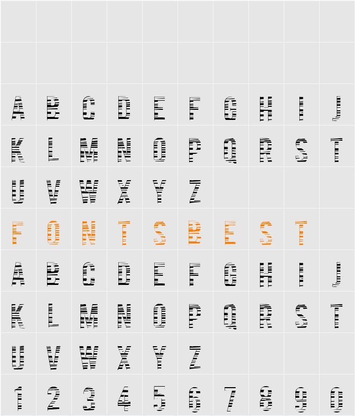 CodeBars Character Map