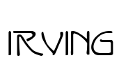 IRVING Font Image