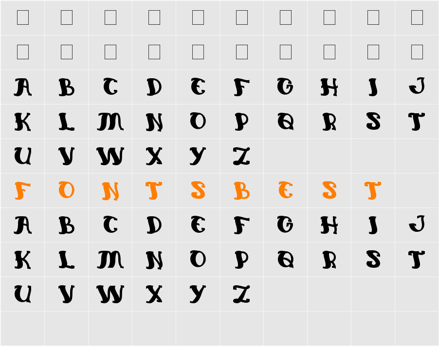 everlasting song Character Map