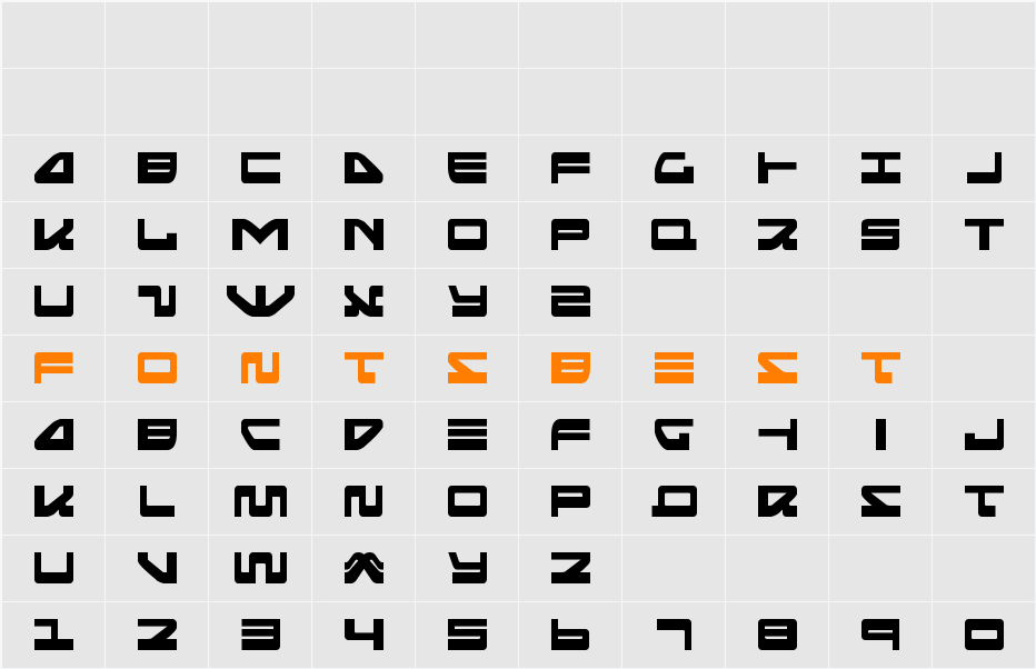 Searider Falcon Character Map