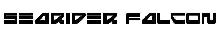Searider Falcon Font Image