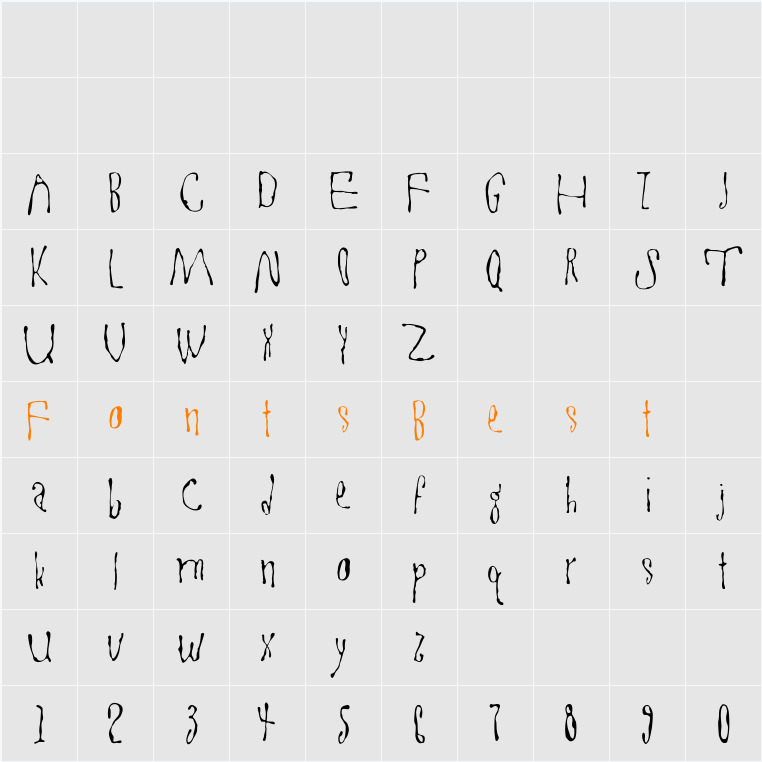 Goitre Character Map