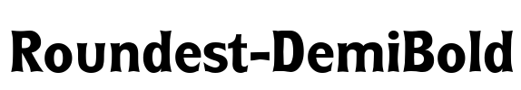 Roundest-DemiBold
