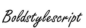 Boldstylescript