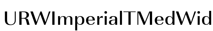 URWImperialTMedWid Font Image