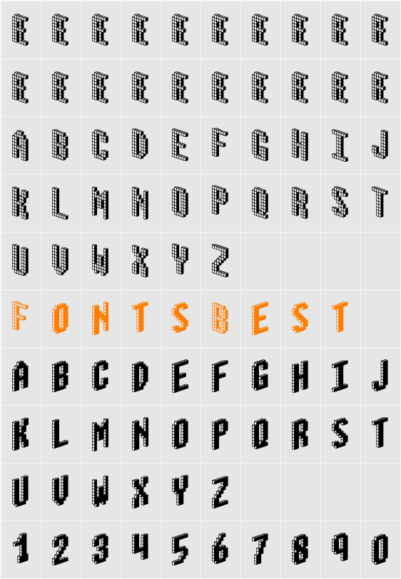 Blox BRK Character Map