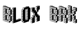 Blox BRK Font Image