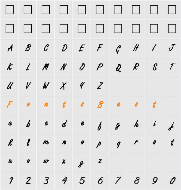 Highstakes Character Map