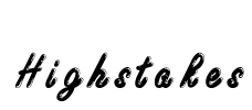 Highstakes Font Image