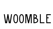 Woomble Font Image