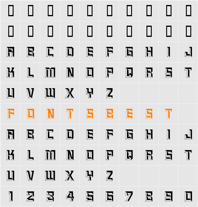 Epitaph Character Map