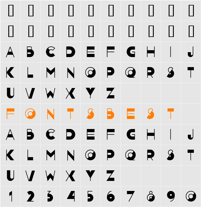 Nightcap Capital Character Map