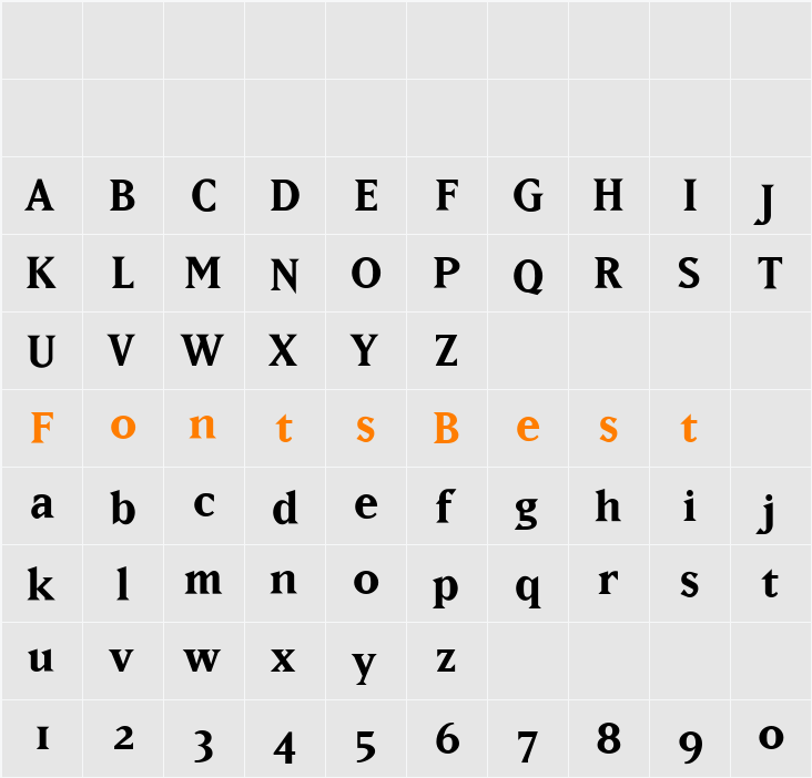S Character Map