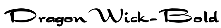 DragonWick-Bold Font Image