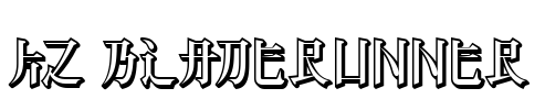 KZ BLADERUNNER Font Image