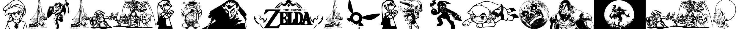 Legend Of Zelda TriFont