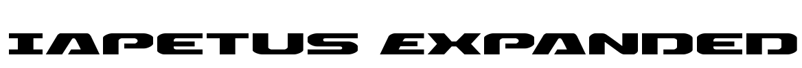 Iapetus Expanded Font Image