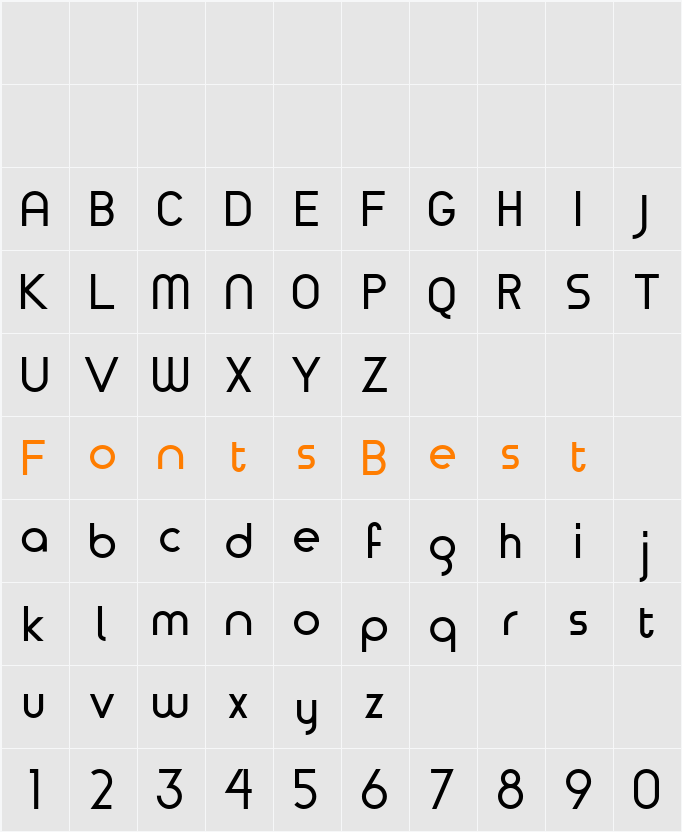 TimeBurner Character Map