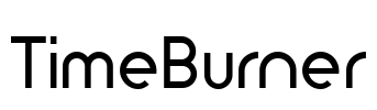 TimeBurner Font Image