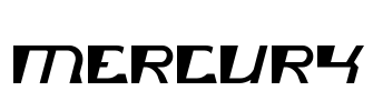 mercury Font Image
