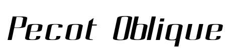 Pecot Oblique