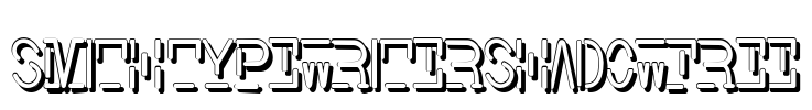 Smith-TypewriterShadowFree Font Image