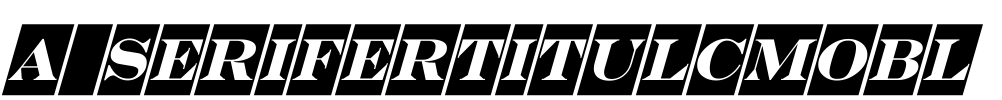 a_SeriferTitulCmObl Font Image