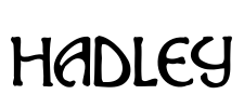 Hadley Font Image