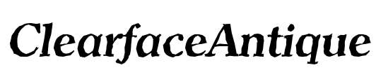 ClearfaceAntique