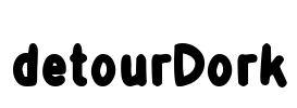 detourDork Font Image