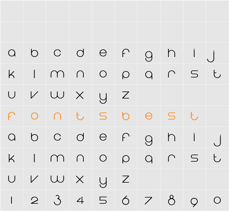 Eight One Character Map