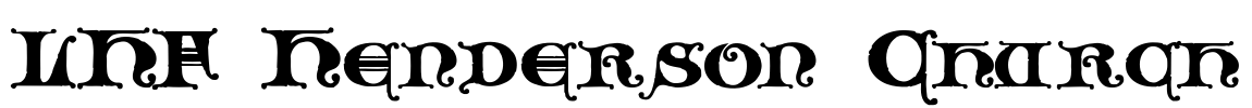 LHF Henderson Church Font Image