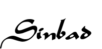 Sinbad Font Image