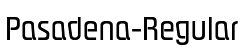 Pasadena-Regular Font Image