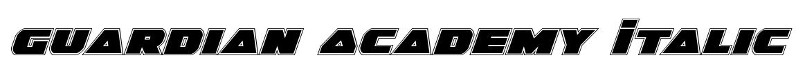 Guardian Academy Italic