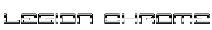 Legion Chrome Font Image