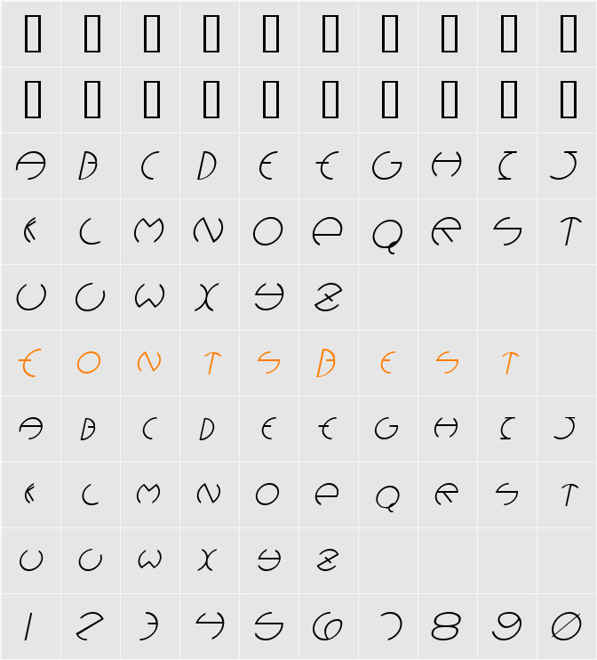 Devil Character Map