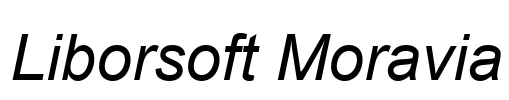 Liborsoft Moravia Font Image