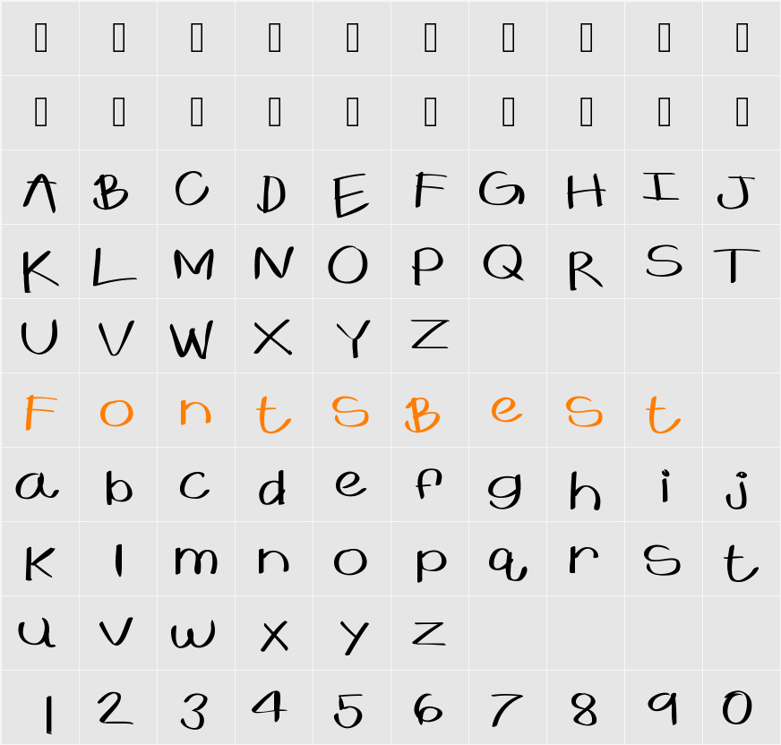 KBExpansive Character Map